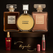 Cargar imagen en el visor de la galería, Kit 3 Perfumes Chance, Coco Mademoiselle, Número 5