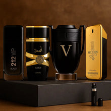 Cargar imagen en el visor de la galería, Kit 4 Perfumes Asad, One Million, Invictus Victoru, 212 Vip Black