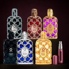 Cargar imagen en el visor de la galería, Kit 6 Perfumes Velvet Gold, Oud Saffron, Amber Rouge, Royal Amber, Royal Bleu, Amber Noir