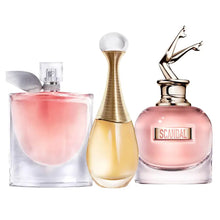 Cargar imagen en el visor de la galería, Kit 3 Perfumes Jadore, Scandal, La Vie Est Belle 100ml