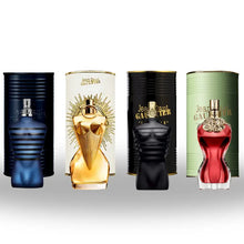 Cargar imagen en el visor de la galería, Kit 4 Perfumes Le Male Le Parfum, Divine, Ultra Male, La Belle
