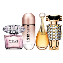 Cargar imagen en el visor de la galería, Kit 4 Perfumes Jadore, 212 Vip Rose, Fame, Bright Crystal