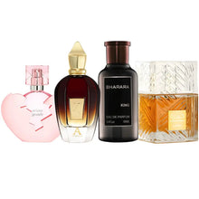 Cargar imagen en el visor de la galería, Kit 4 Perfumes Thank u Next, King, Alexandria 2, Khamrah