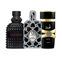Cargar imagen en el visor de la galería, Kit 3 Perfumes Asad, Born in Roman, Oud Saffron