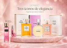 Cargar imagen en el visor de la galería, Kit 3 Perfumes Chance, Coco Mademoiselle, Número 5
