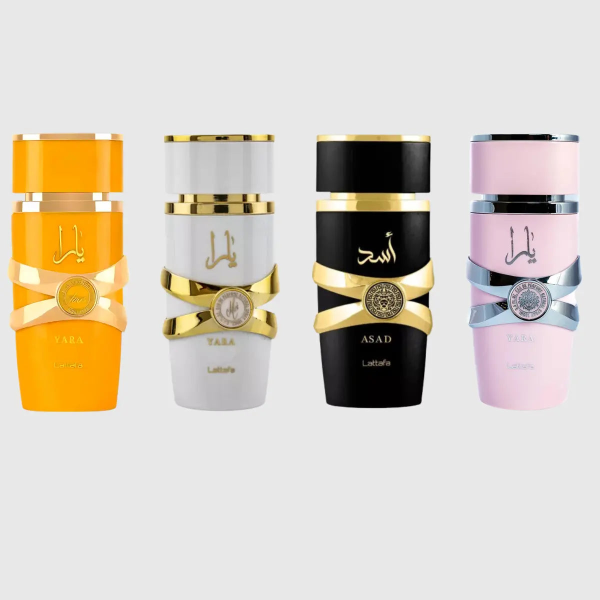 Kit 4 Perfumes Asad, Yara, Yara Tous, Yara Moi 100ml