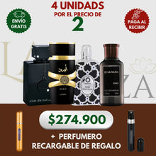 Cargar imagen en el visor de la galería, Kit 4 Perfumes Club de Nuit, King, Oud Saffron, Asad
