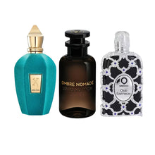 Cargar imagen en el visor de la galería, Kit 3 Perfumes Ombre Nomad, Erba Pura, Oud Saffron
