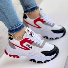 Cargar imagen en el visor de la galería, Fl Suela Alta Blanco Rojo
