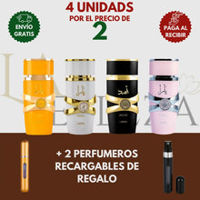 Cargar imagen en el visor de la galería, Kit 4 Perfumes Asad, Yara, Yara Tous, Yara Moi 100ml
