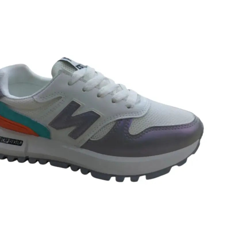 NB Dama Gris Naranja