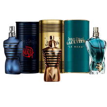 Cargar imagen en el visor de la galería, Kit 3 Perfumes Le Male Elixir, Ultra Male, Le Beau
