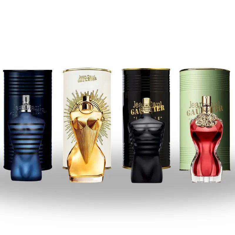 Kit 4 Perfumes Le Male Le Parfum, Divine, Ultra Male, La Belle