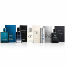 Cargar imagen en el visor de la galería, kit 5 Perfumes Acqua Di Gio, Sauvage, Bleu, 212 Nyc Men, Eros
