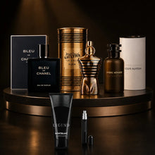 Cargar imagen en el visor de la galería, Kit 3 Perfumes Bleu, Le Male Elixir, Ombre Nomad
