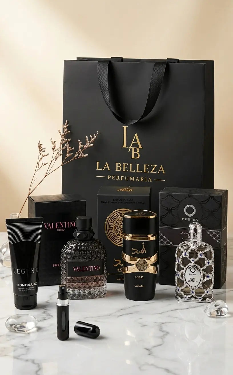 Kit 3 Perfumes Asad, Born in Roman, Oud Saffron