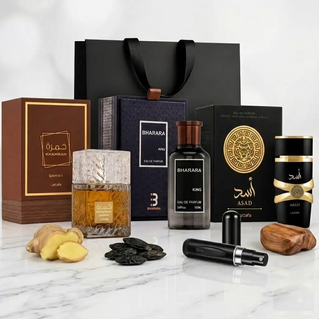 Kit 3 Perfumes Asad, King, Khamrah Qahwa 100ml